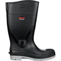 Tingley Tingley® Pulsar Knee Boot, Plain Toe Chevron Plus®, Outsole, 15"H, Blk/Gray, Size 13 43151.13